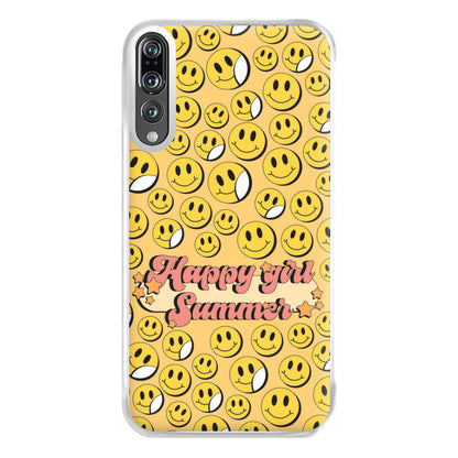 Happy Girl Summer - Summer Phone Case for Huawei P20 Pro