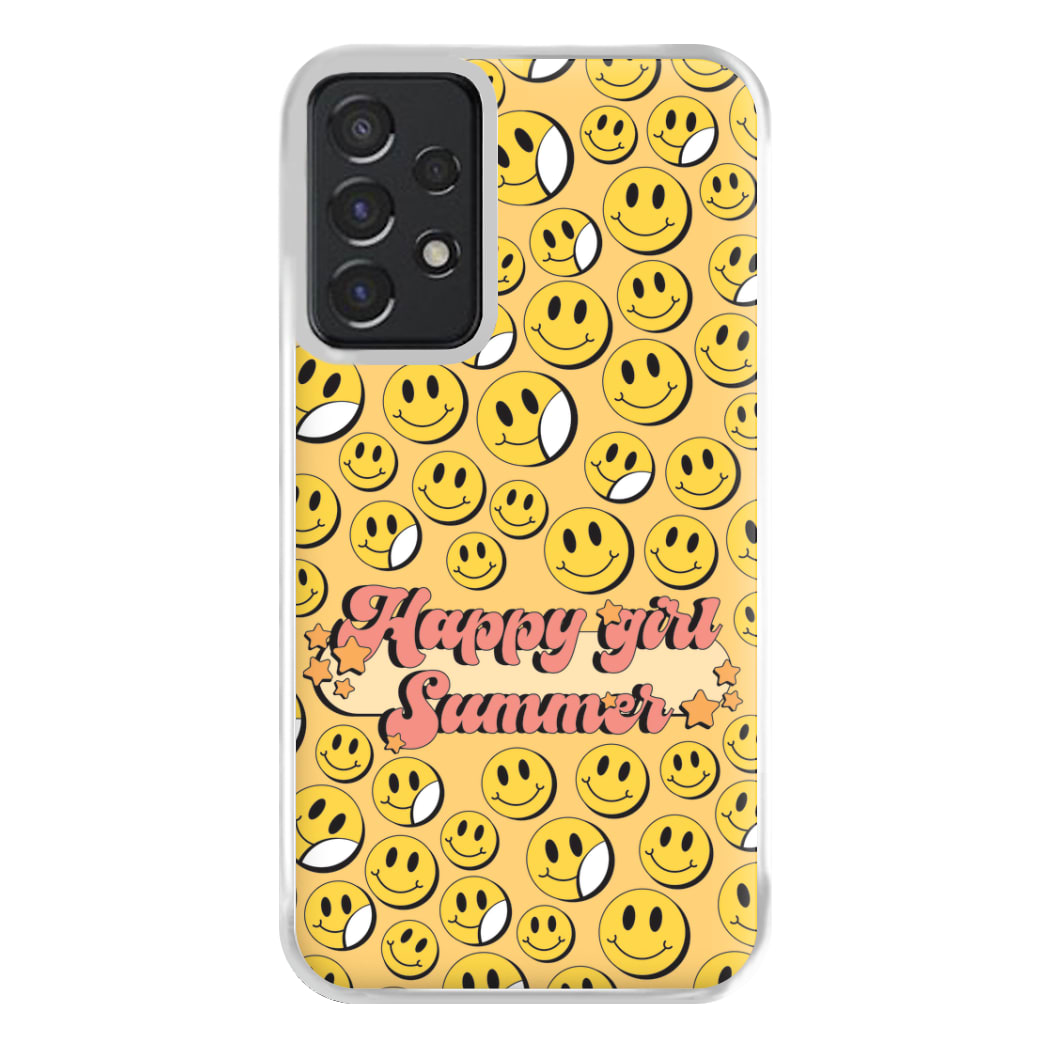 Happy Girl Summer - Summer Phone Case for Galaxy A52 / A52s