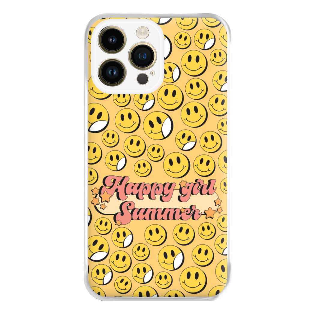 Happy Girl Summer - Summer Phone Case for iPhone 14 Pro Max