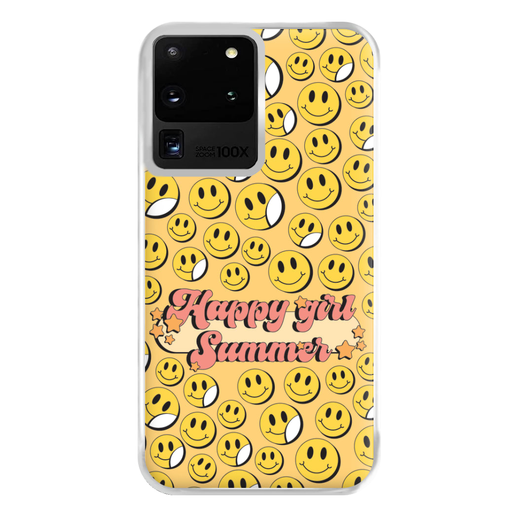 Happy Girl Summer - Summer Phone Case for Galaxy S20 Ultra