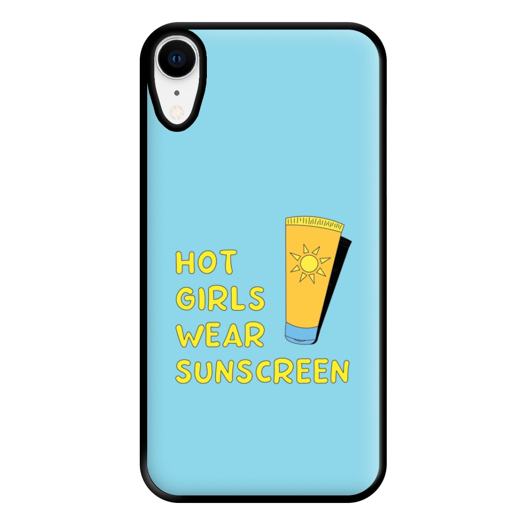 Hot Girls Wear Sunscreen - Summer Phone Case for iPhone XR