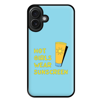 Hot Girls Wear Sunscreen - Summer Phone Case for iPhone 16 Plus