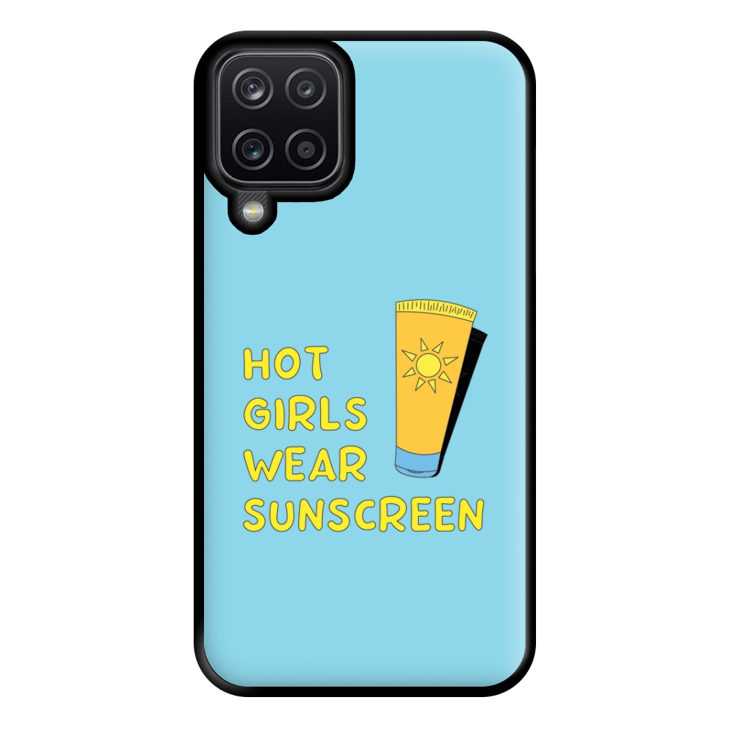 Hot Girls Wear Sunscreen - Summer Phone Case for Galaxy A12