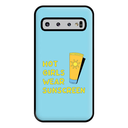 Hot Girls Wear Sunscreen - Summer Phone Case for Galaxy S10 Plus