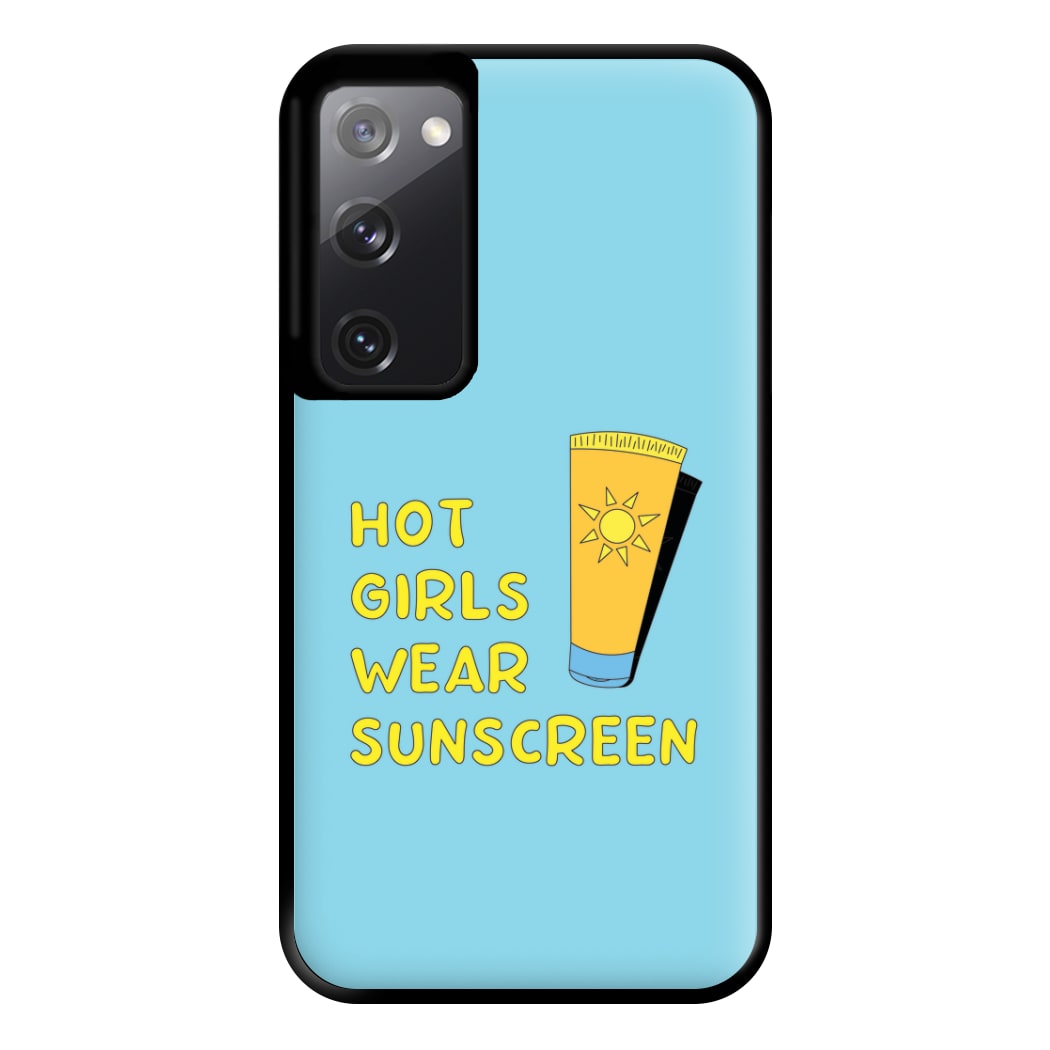 Hot Girls Wear Sunscreen - Summer Phone Case for Galaxy S20FE