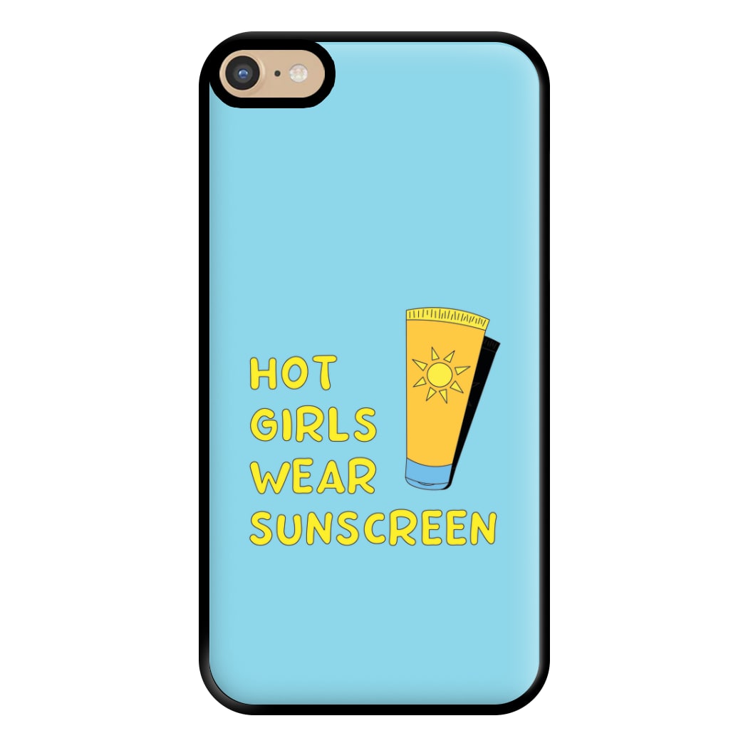 Hot Girls Wear Sunscreen - Summer Phone Case for iPhone 6 Plus / 7 Plus / 8 Plus