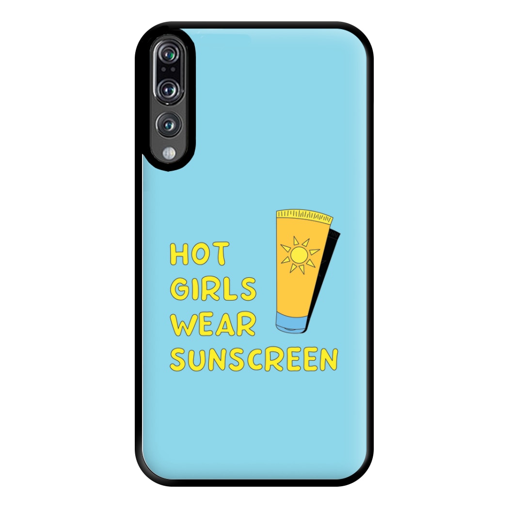 Hot Girls Wear Sunscreen - Summer Phone Case for Huawei P20 Pro