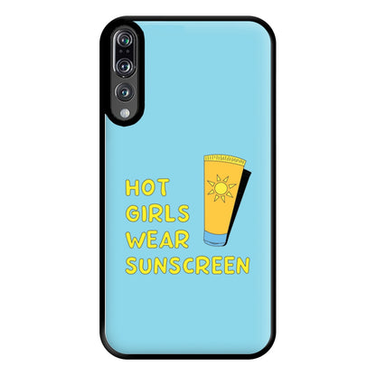 Hot Girls Wear Sunscreen - Summer Phone Case for Huawei P20 Pro