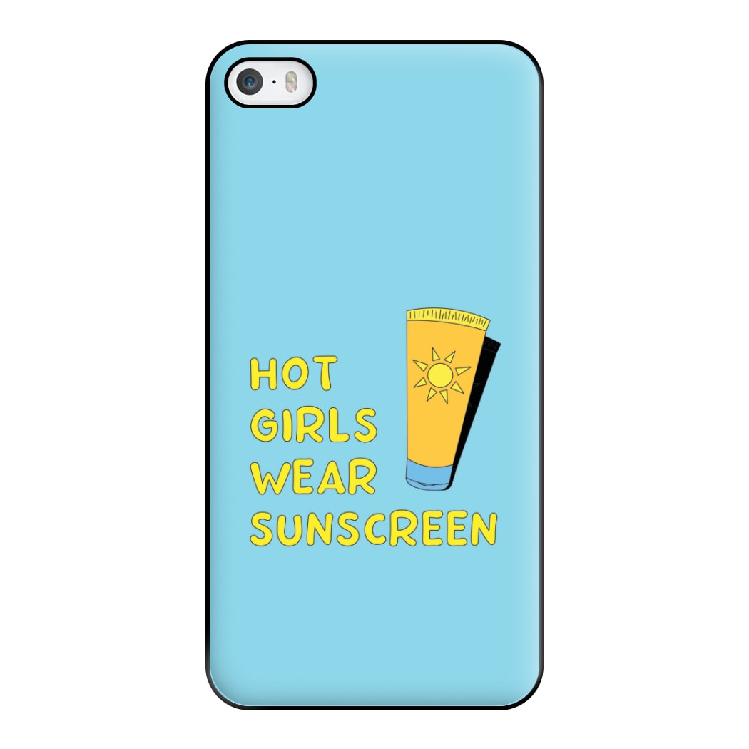 Hot Girls Wear Sunscreen - Summer Phone Case for iPhone 5 / 5s / SE 2016