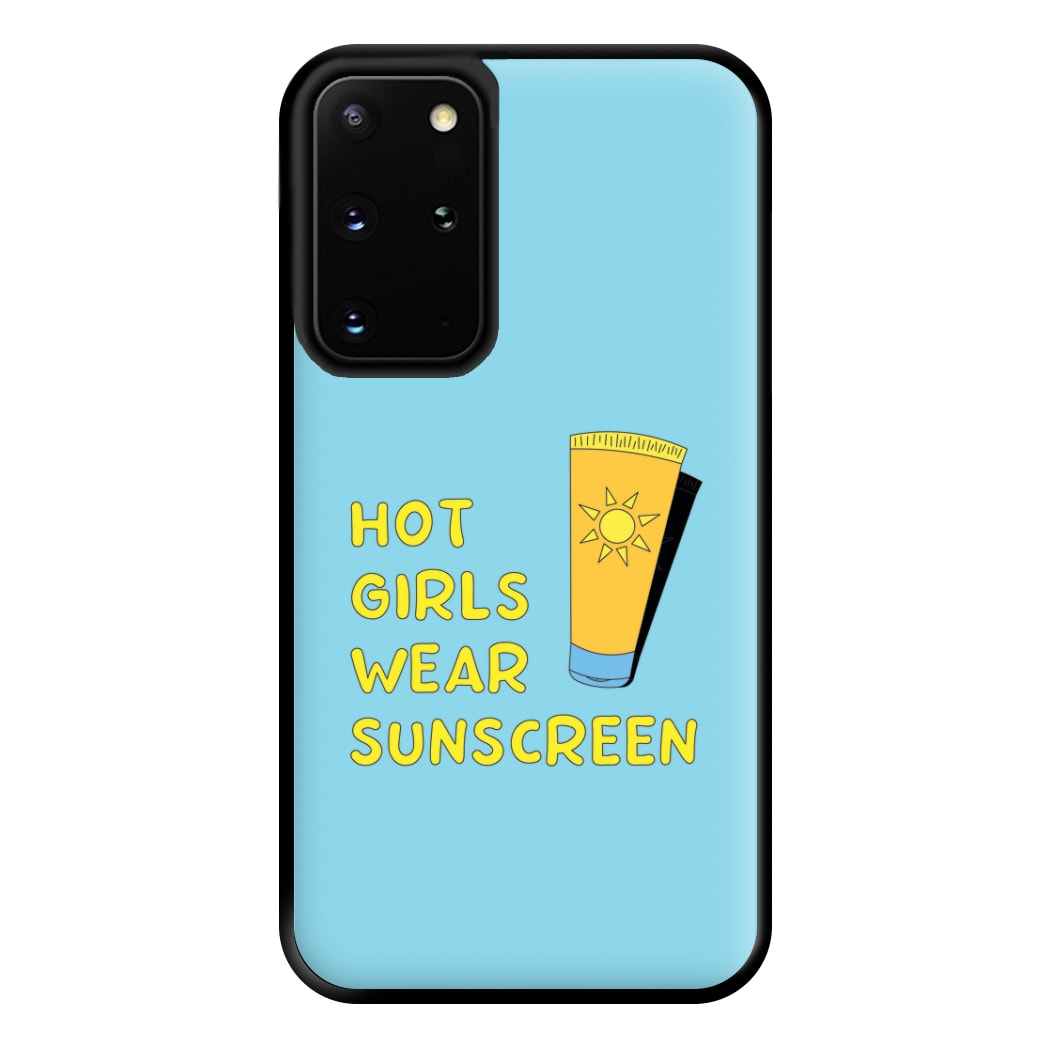 Hot Girls Wear Sunscreen - Summer Phone Case for Galaxy S20 Plus