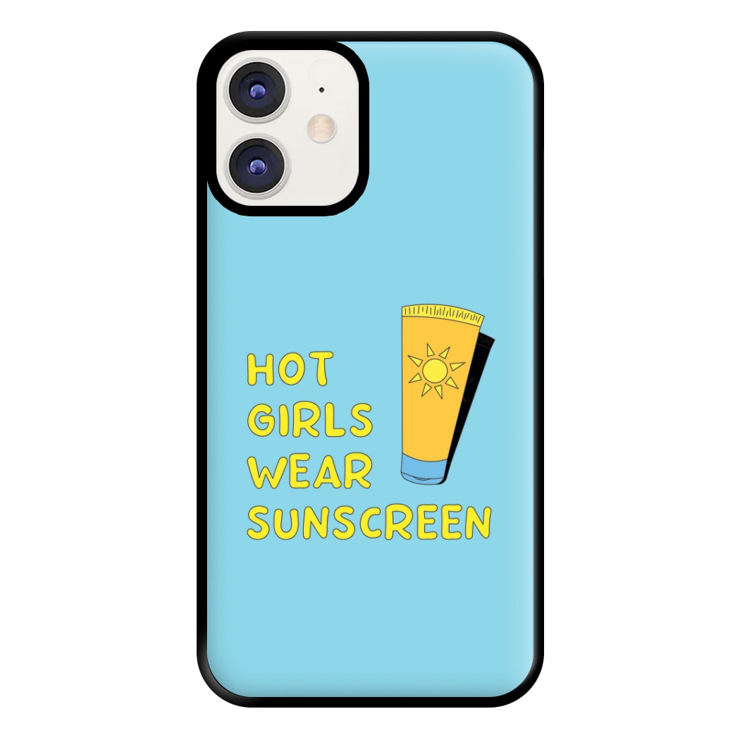 Hot Girls Wear Sunscreen - Summer Phone Case for iPhone 12 / 12 Pro