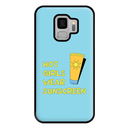 Hot Girls Wear Sunscreen - Summer Phone Case for Galaxy S9 Plus