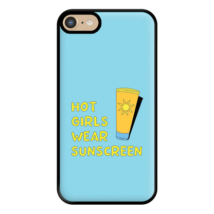 Hot Girls Wear Sunscreen - Summer Phone Case for iPhone 6 / 7 / 8 / SE