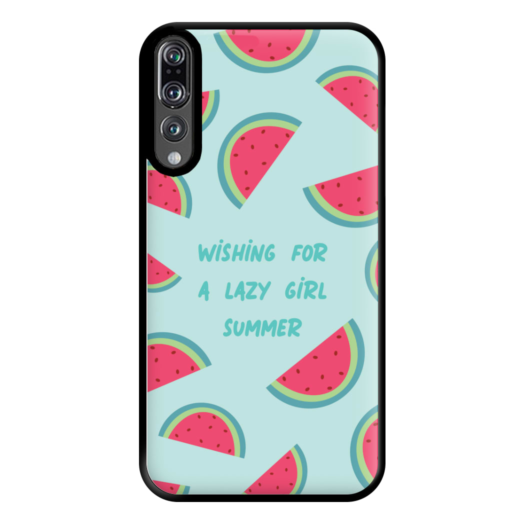 Wishing For A Lazy Girl Summer - Summer Phone Case for Huawei P20 Pro