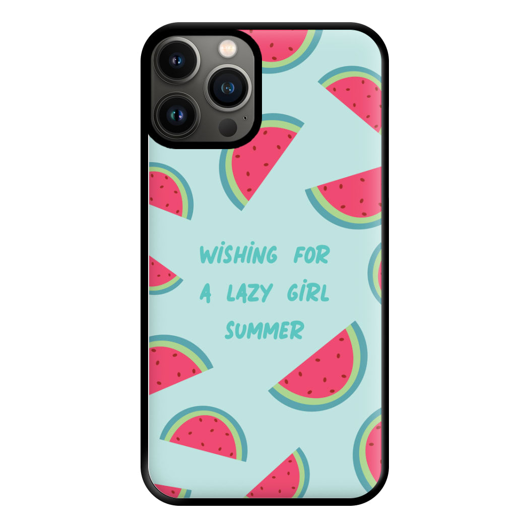 Wishing For A Lazy Girl Summer - Summer Phone Case for iPhone 11 Pro Max