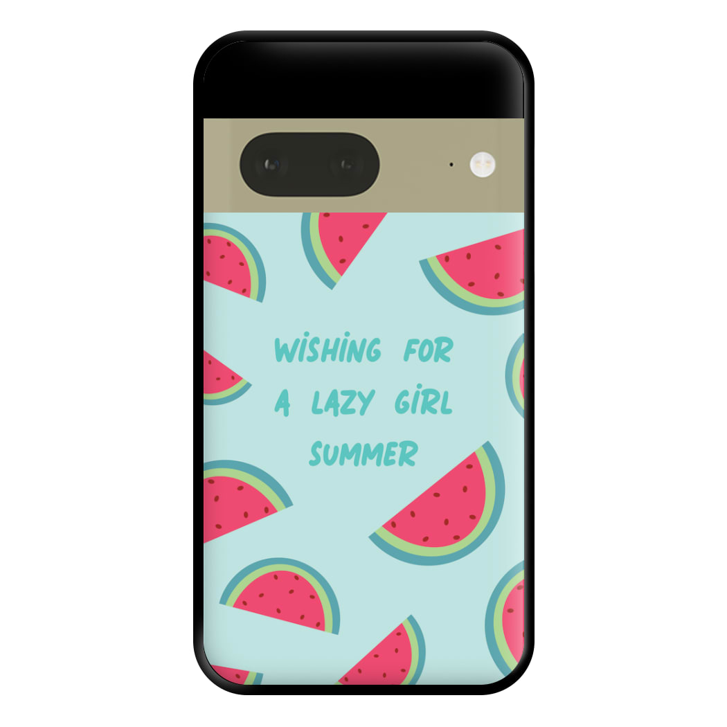 Wishing For A Lazy Girl Summer - Summer Phone Case for Google Pixel 7a