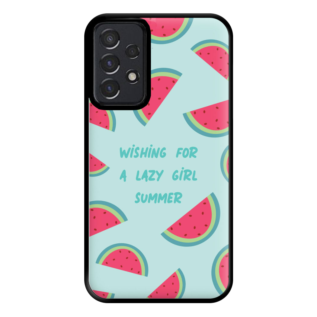 Wishing For A Lazy Girl Summer - Summer Phone Case for Galaxy A52 / A52s