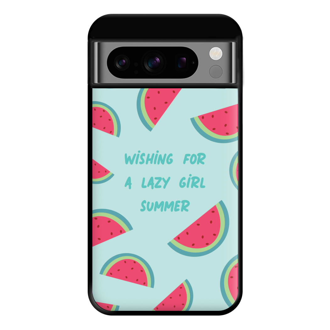 Wishing For A Lazy Girl Summer - Summer Phone Case for Google Pixel 8 Pro