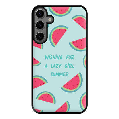 Wishing For A Lazy Girl Summer - Summer Phone Case for Galaxy S23FE