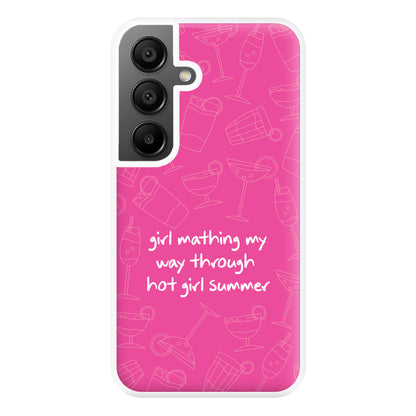 Girl Mathing - Summer Phone Case for Galaxy A55