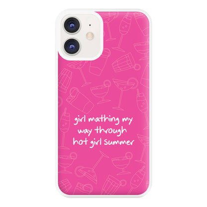 Girl Mathing - Summer Phone Case for iPhone 12 / 12 Pro