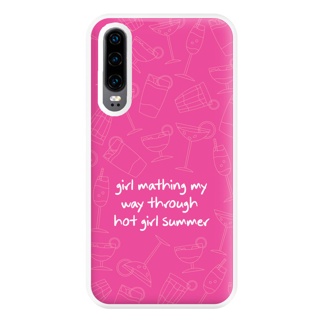 Girl Mathing - Summer Phone Case for Huawei P30