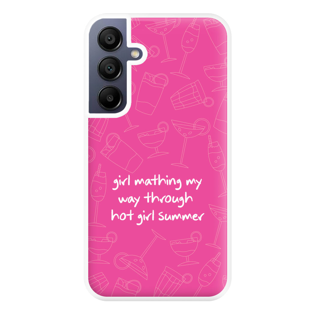 Girl Mathing - Summer Phone Case for Galaxy A16