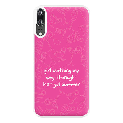 Girl Mathing - Summer Phone Case for Huawei P20