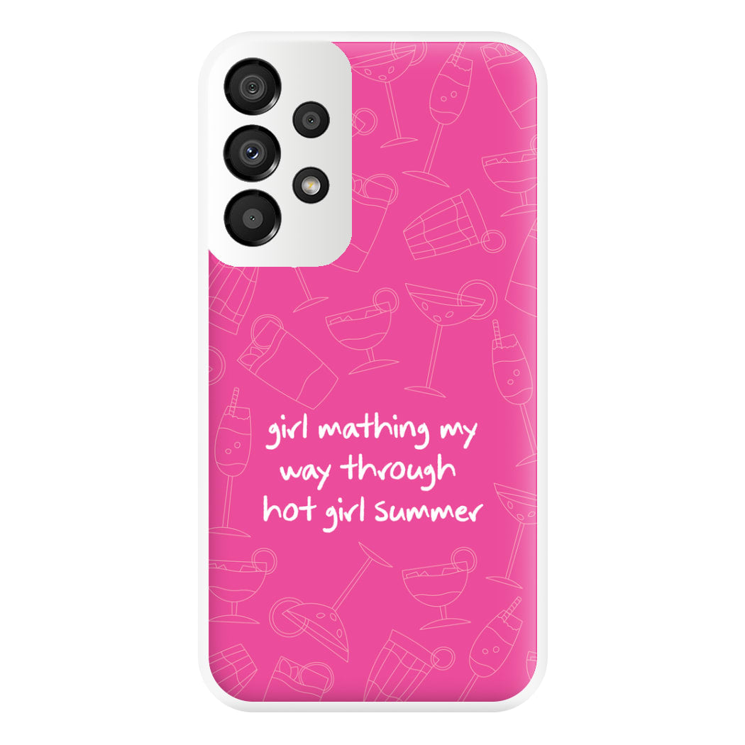 Girl Mathing - Summer Phone Case for Galaxy A33