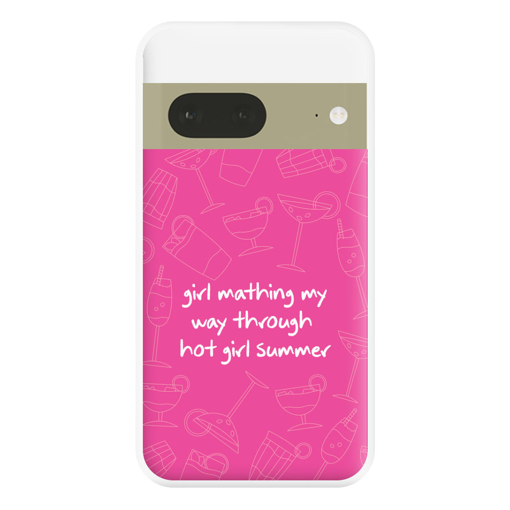 Girl Mathing - Summer Phone Case for Google Pixel 7a