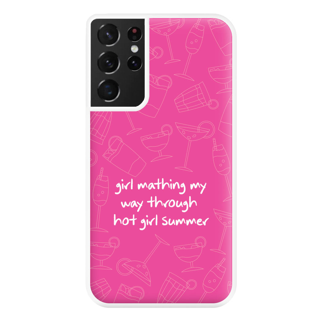 Girl Mathing - Summer Phone Case for Galaxy S21 Ultra