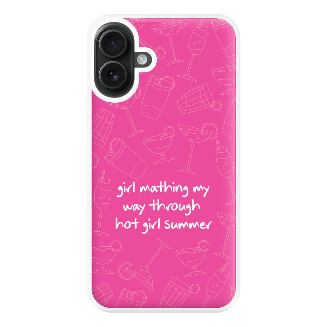 Girl Mathing - Summer Phone Case for iPhone 16 Plus