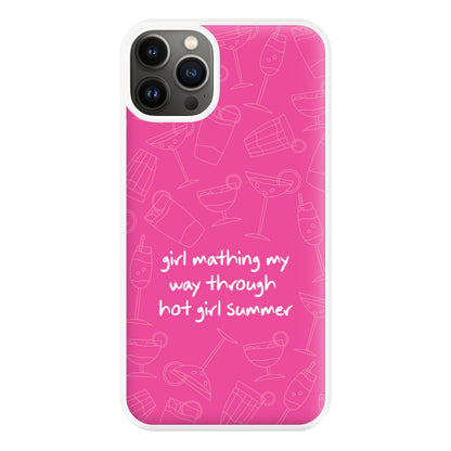 Girl Mathing - Summer Phone Case for iPhone 13