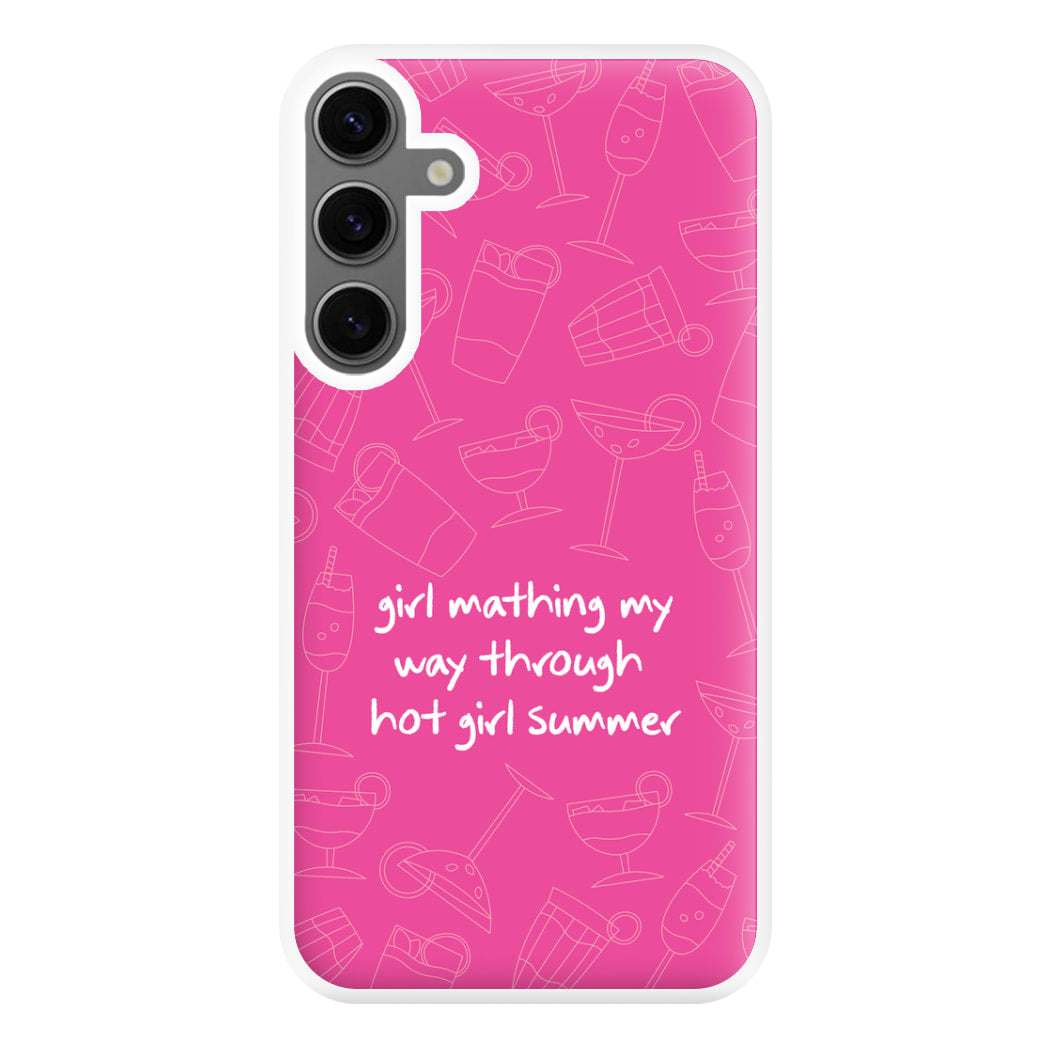 Girl Mathing - Summer Phone Case for Galaxy S24FE