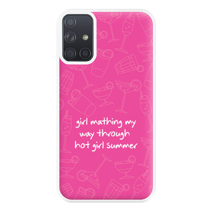 Girl Mathing - Summer Phone Case for Galaxy A71