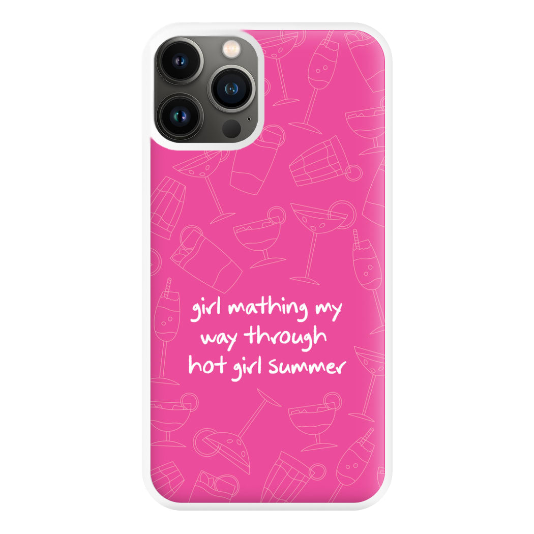 Girl Mathing - Summer Phone Case for iPhone 13 Pro Max