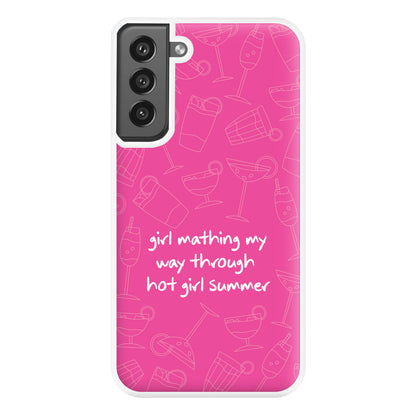 Girl Mathing - Summer Phone Case for Galaxy S21FE