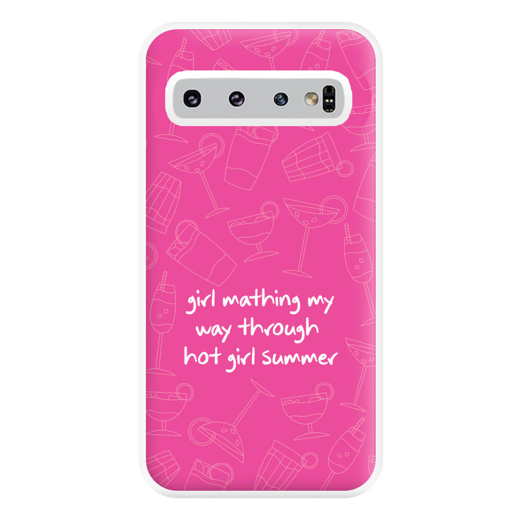 Girl Mathing - Summer Phone Case for Galaxy S10 Plus