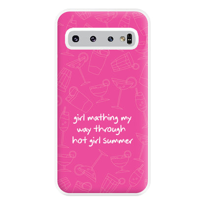 Girl Mathing - Summer Phone Case for Galaxy S10 Plus