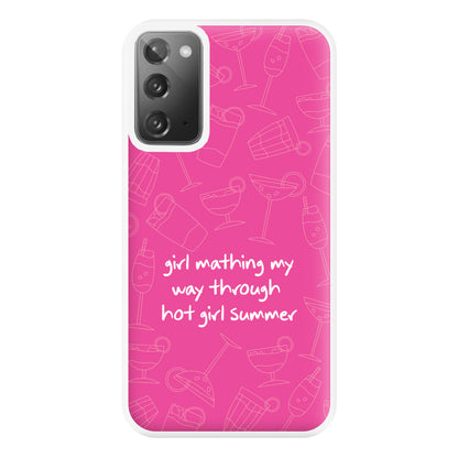 Girl Mathing - Summer Phone Case for Galaxy Note 20 Ultra