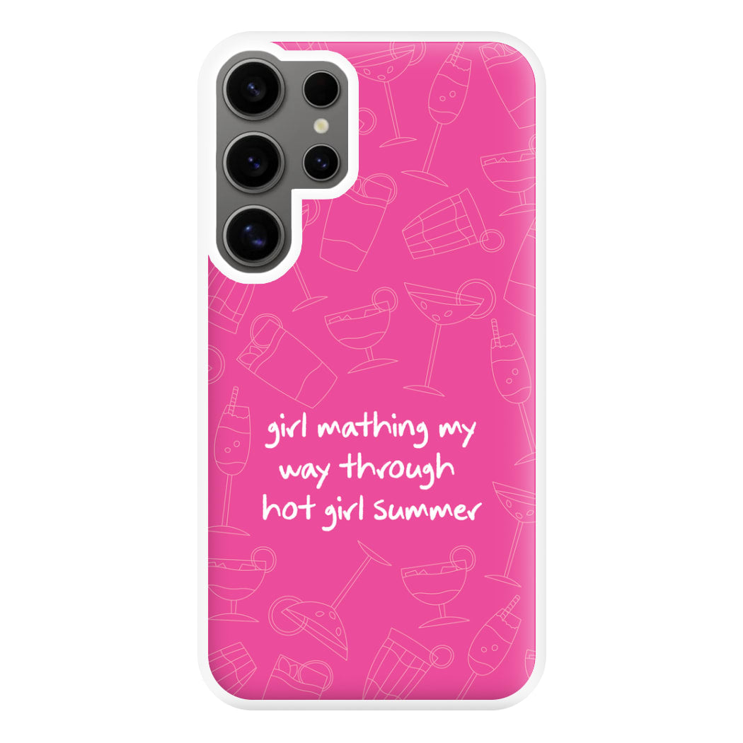 Girl Mathing - Summer Phone Case for Galaxy S24 Ultra