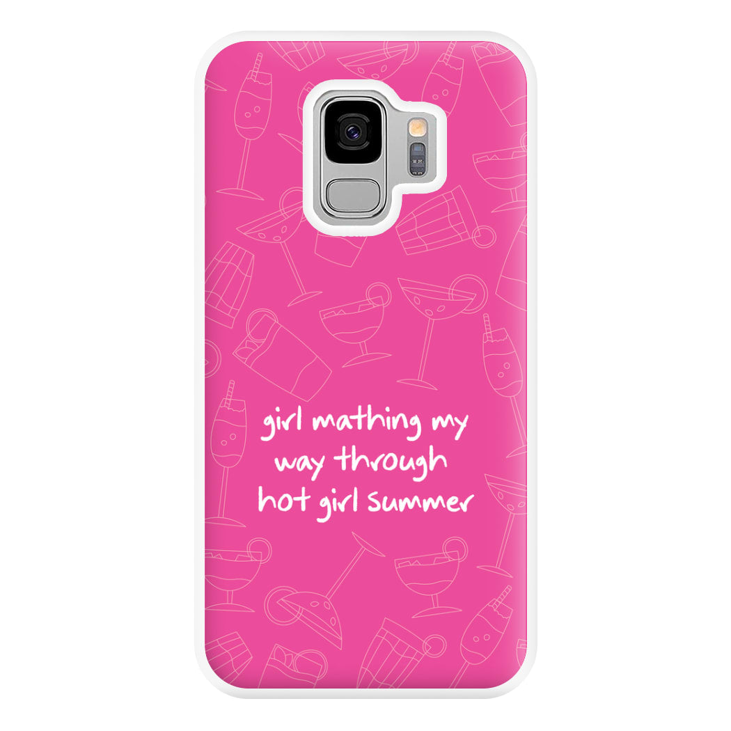 Girl Mathing - Summer Phone Case for Galaxy S9 Plus