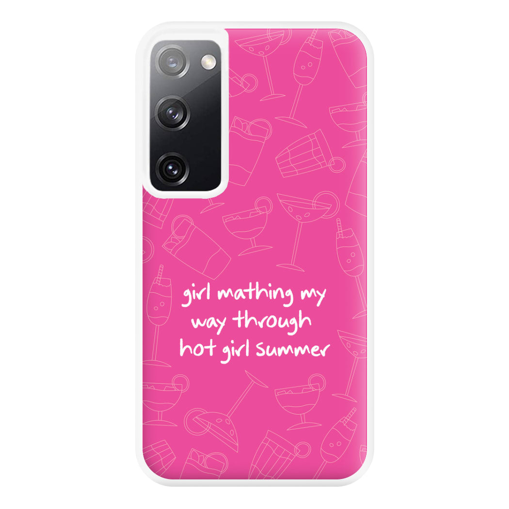 Girl Mathing - Summer Phone Case for Galaxy S20