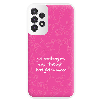 Girl Mathing - Summer Phone Case for Galaxy A53