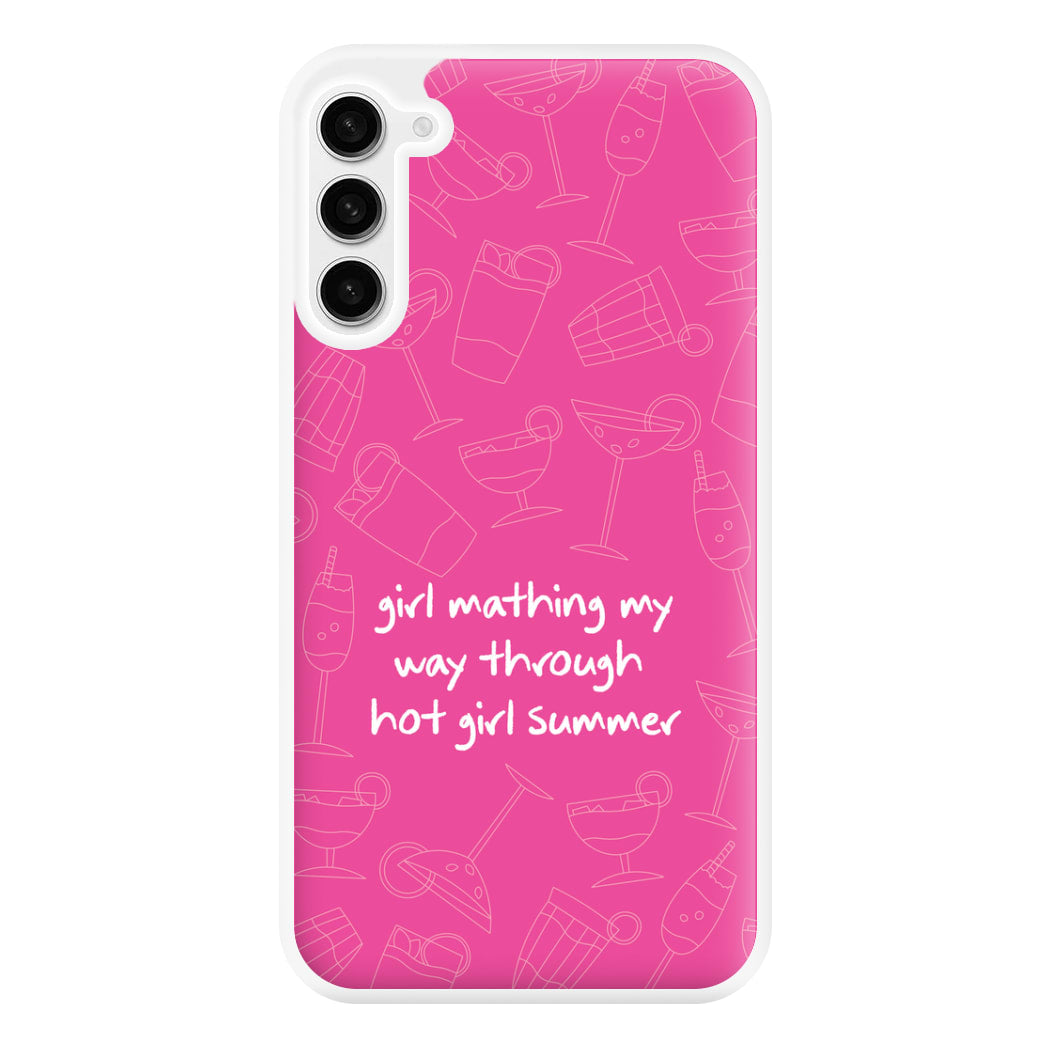 Girl Mathing - Summer Phone Case for Galaxy S23FE