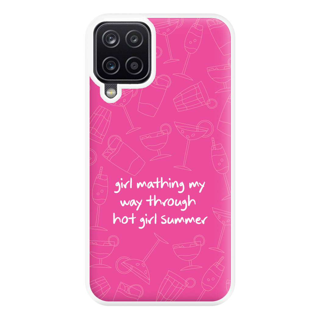 Girl Mathing - Summer Phone Case for Galaxy A12