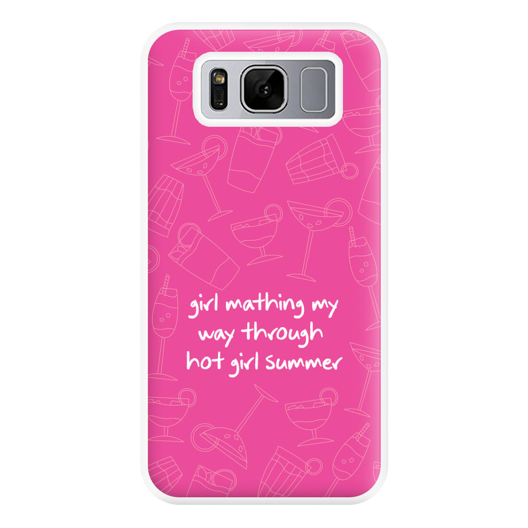 Girl Mathing - Summer Phone Case for Galaxy S8 Plus