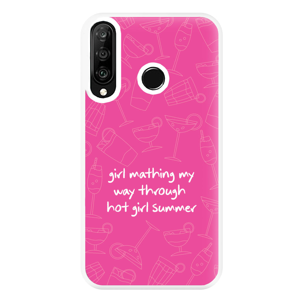 Girl Mathing - Summer Phone Case for Huawei P30 Lite