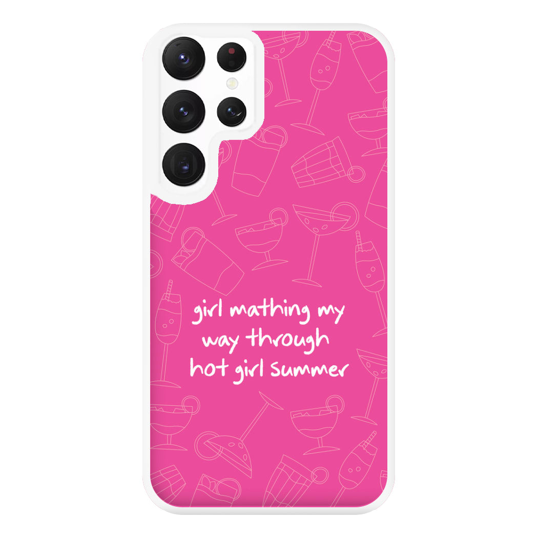 Girl Mathing - Summer Phone Case for Galaxy S22 Ultra