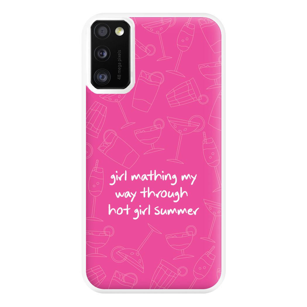 Girl Mathing - Summer Phone Case for Galaxy A41